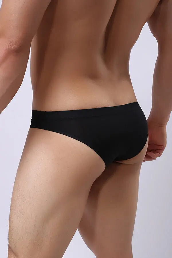 Men's Sexy Crotchless Black Underwear Lingerie Diva