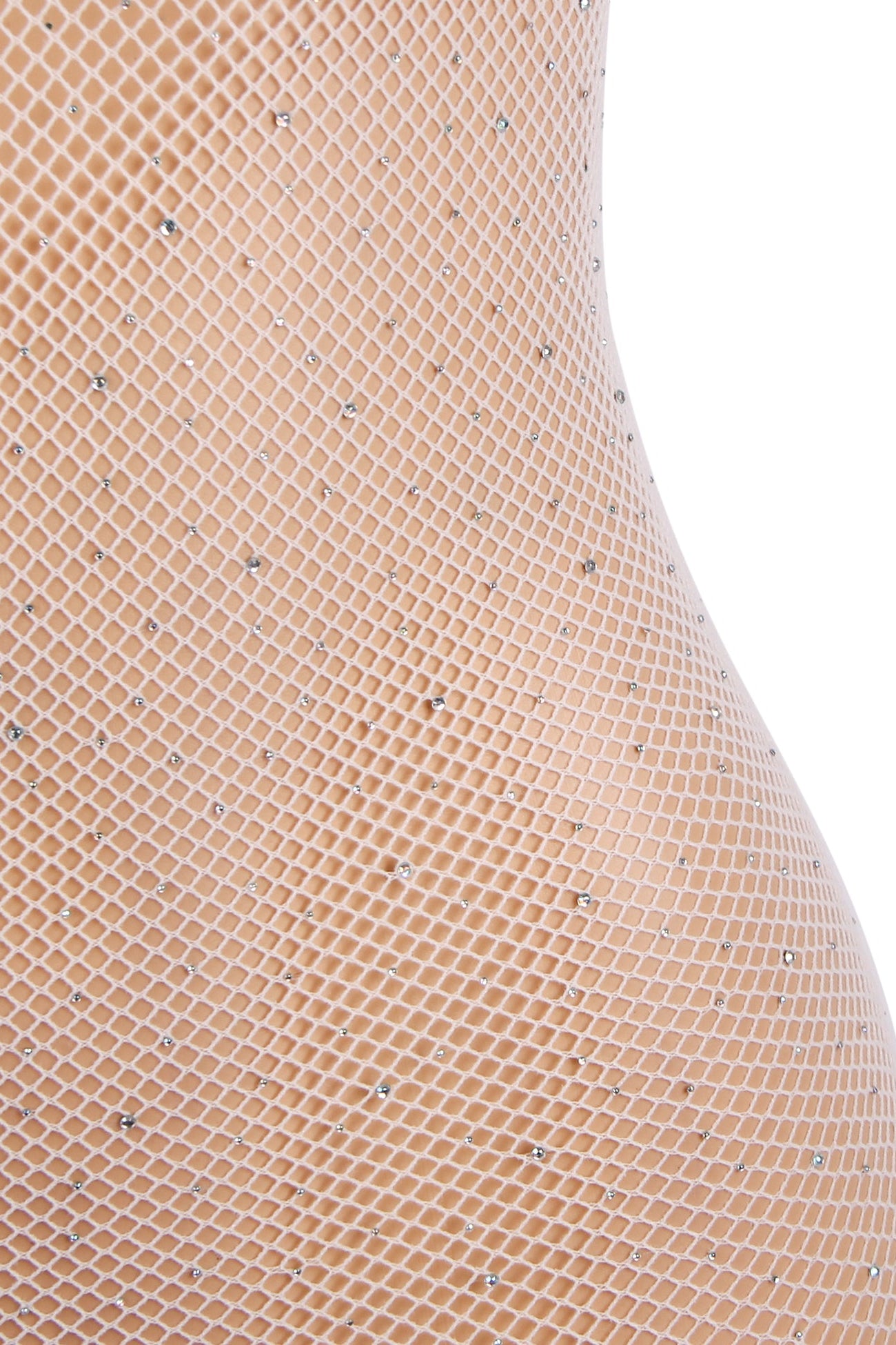 Plus Size White Goddess Crotchless Bodystocking