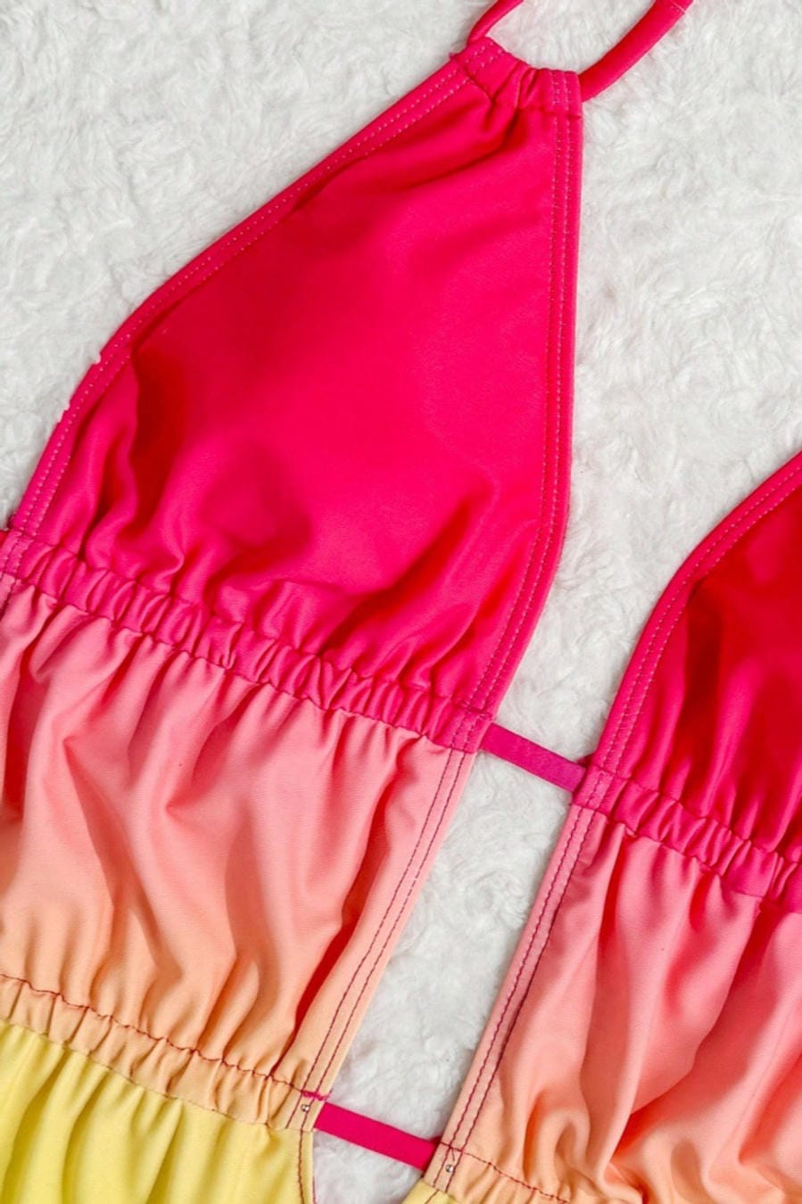Rainbow Gradient One Piece Swimsuit