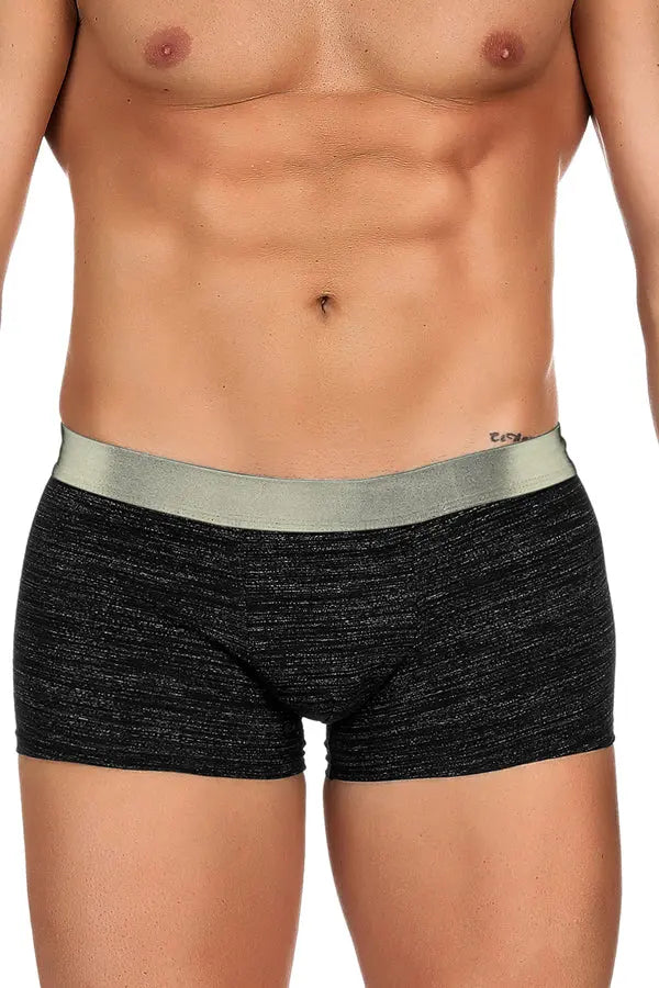 Men's Black Boxer Briefs Lingerie Diva