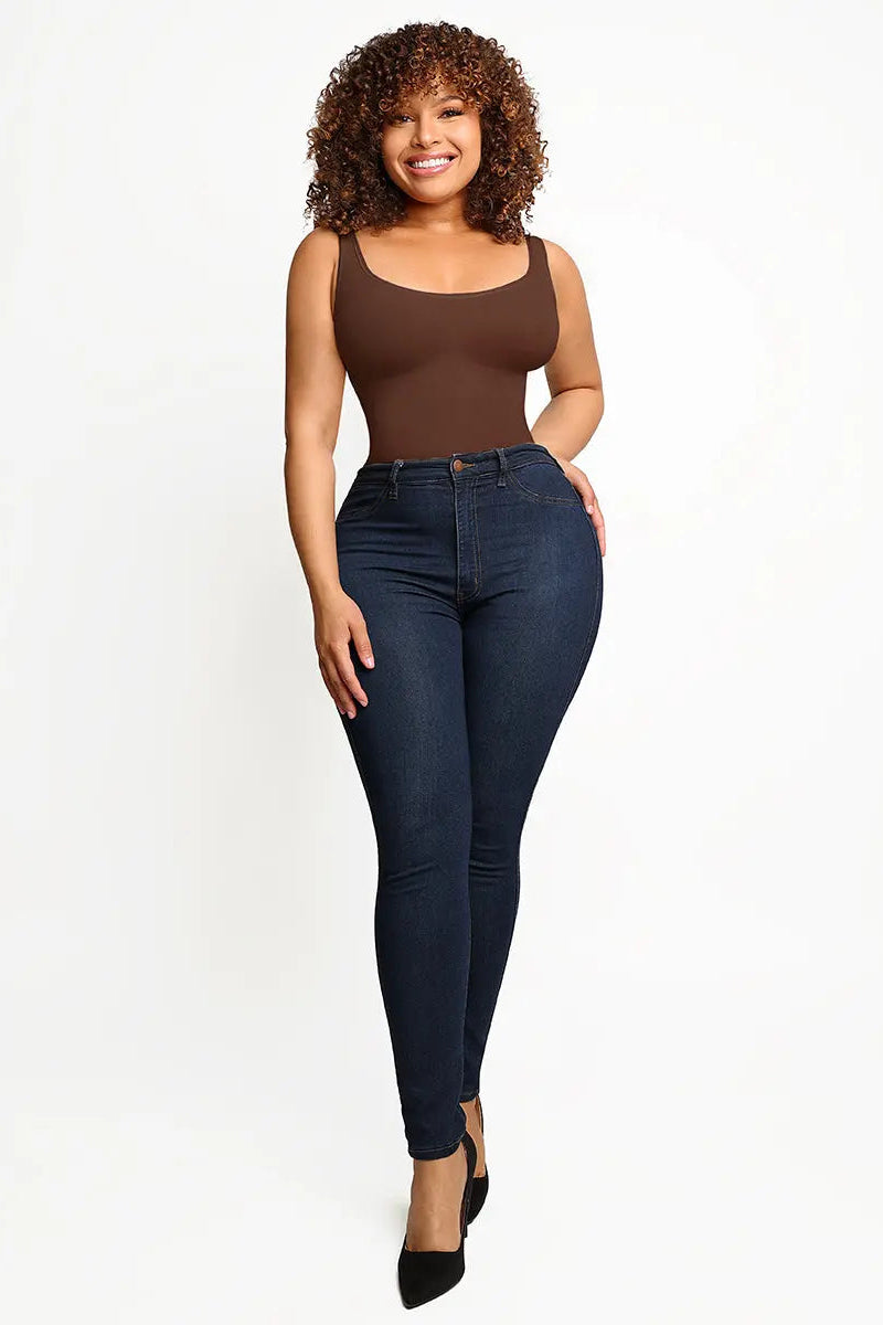 Classic Mocha Slimming Bodysuit Tank CocoLolos