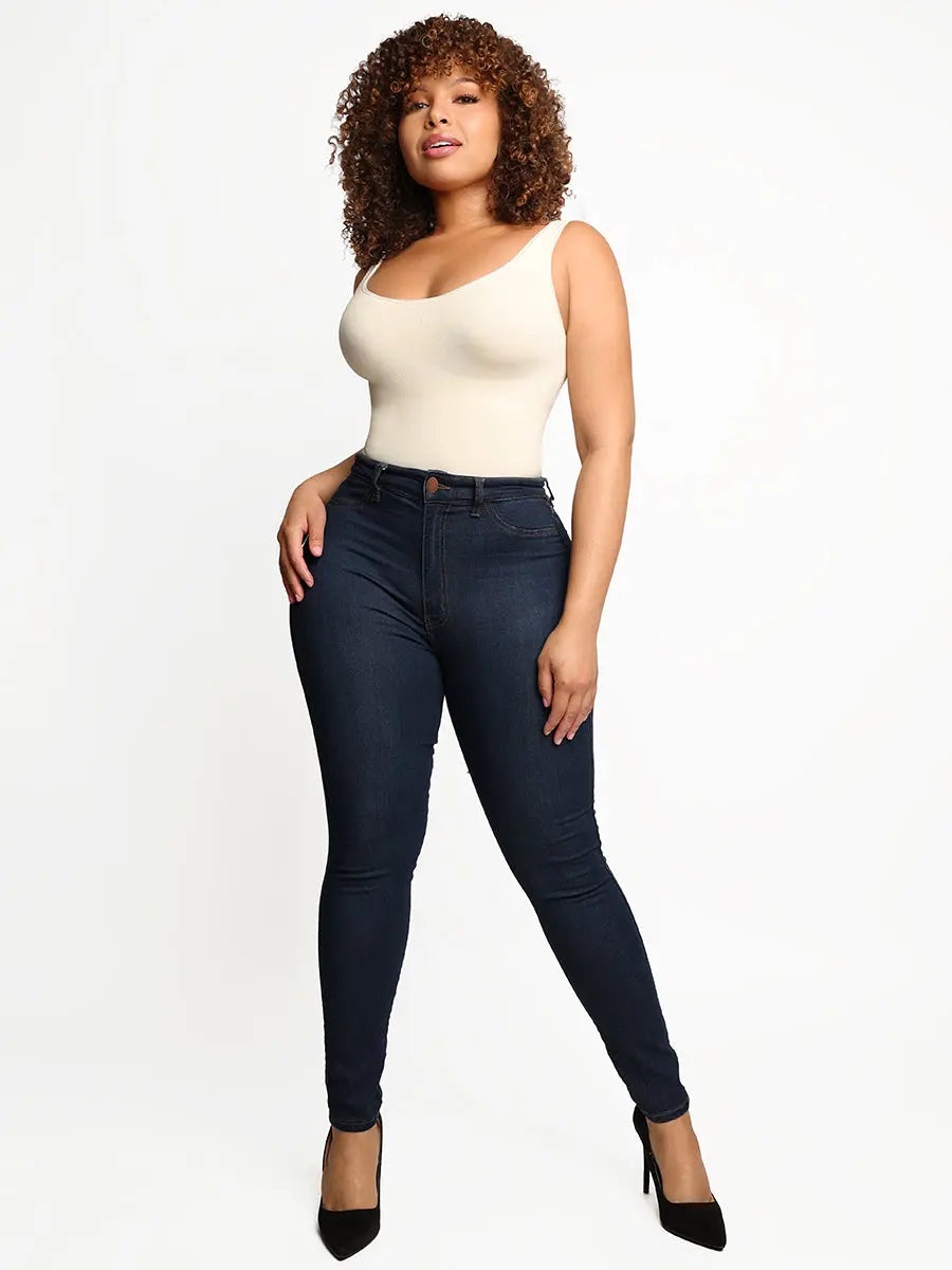 Classic Ivory Slimming Bodysuit Tank CocoLolos