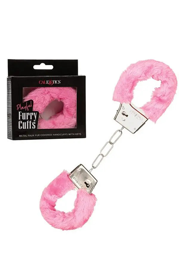 Pink Soft Faux Fur Handcuffs Eldorado