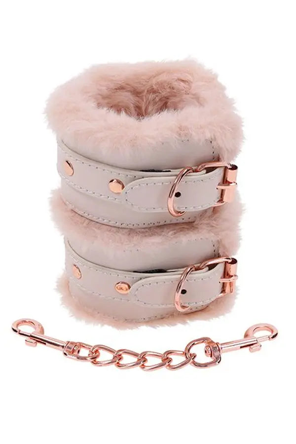 Peaches 'n CreaMe Fur Handcuffs Restraints Eldorado
