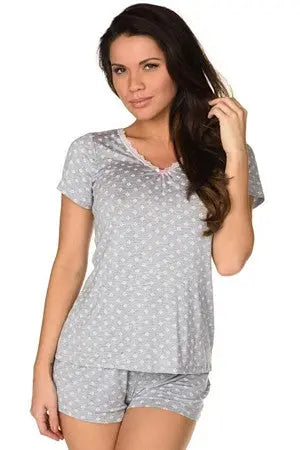 With Love Short PJ Set - LingerieDiva