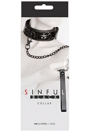 Sinful Black Collar - LingerieDiva