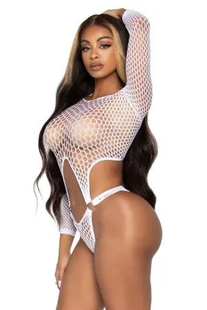 Bad Babe Suspender Bodysuit Leg Avenue