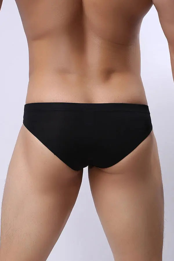Men's Sexy Crotchless Black Underwear Lingerie Diva