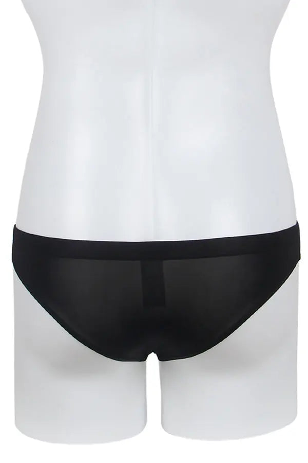 Men's Sexy Crotchless Black Underwear Lingerie Diva