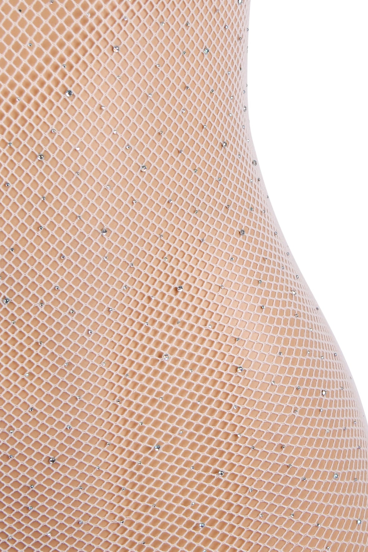 Plus Size White Goddess Crotchless Bodystocking