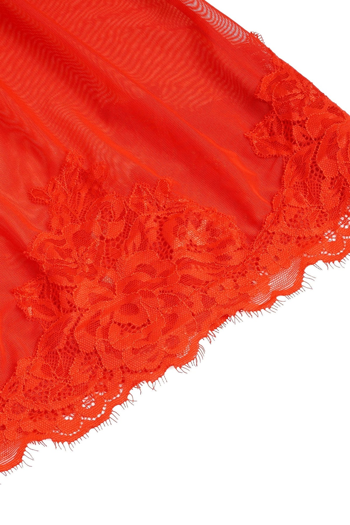 Red Lace Underwire Babydoll