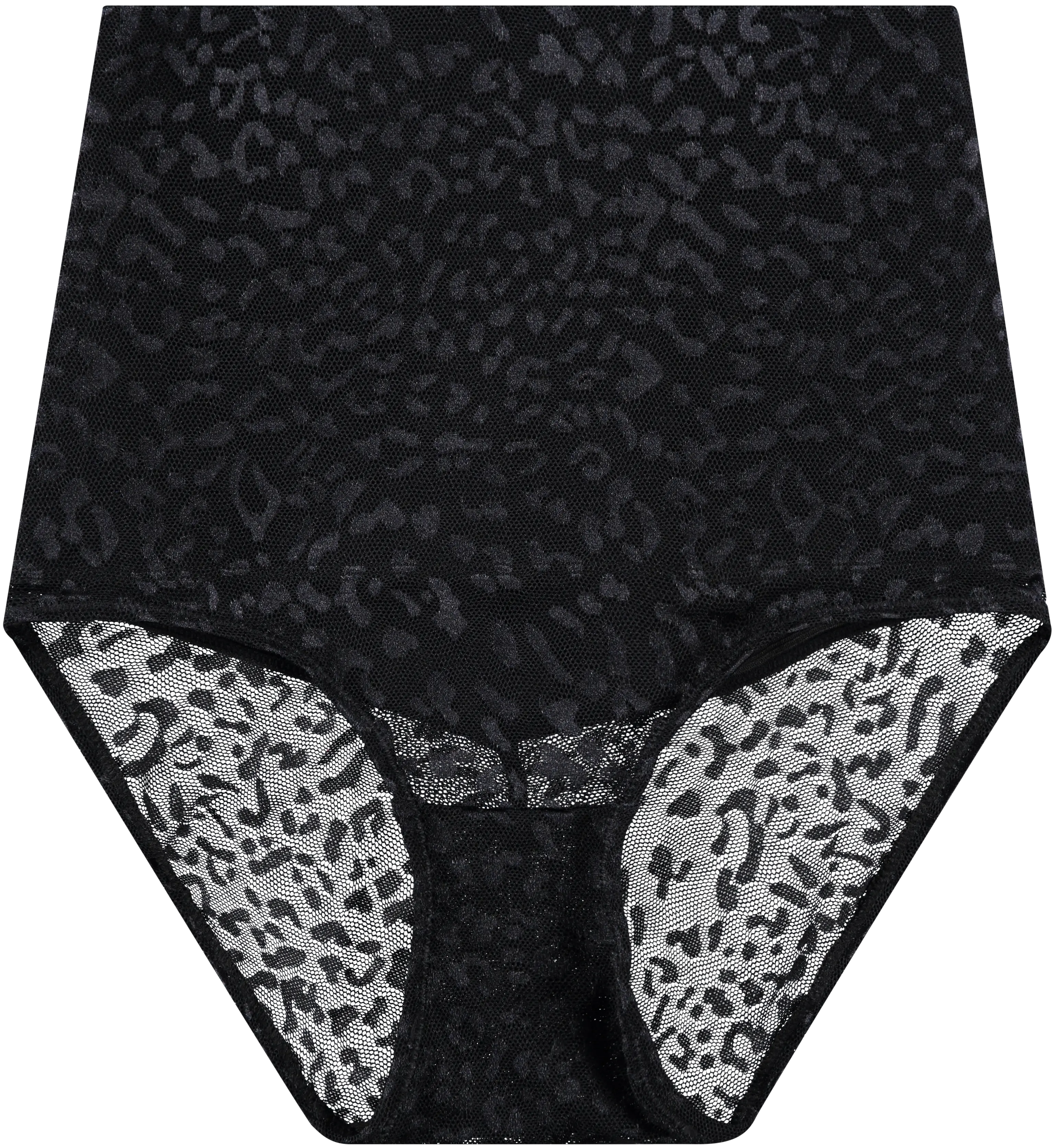 Wild Elegance : Designer Duo of Black Leopard Print Shaper Panties - Breathable Firm Control CocoLolos