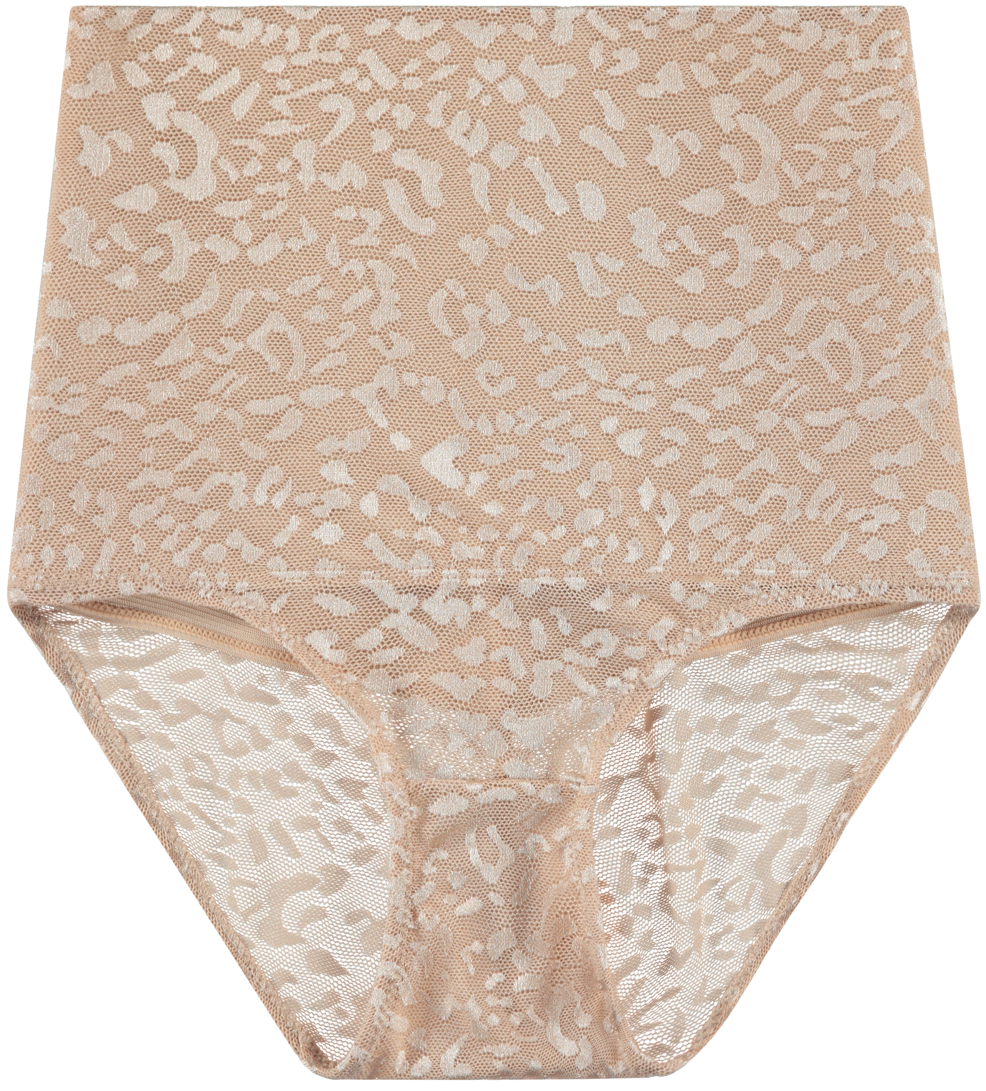 Wild Elegance : Designer Duo of Nude Leopard Print Shaper Panties - Breathable Firm Control