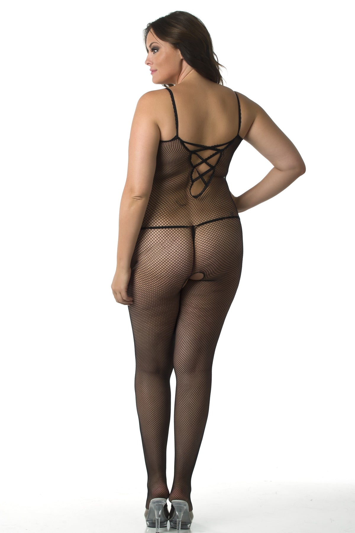 Plus Small Talk Crotchless Bodystocking