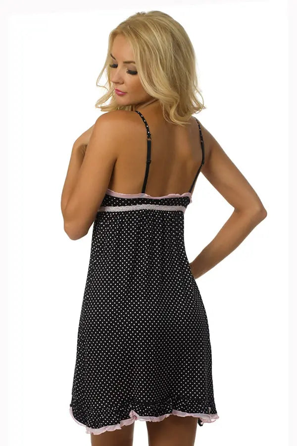 Ruffle Me Up Chemise Velvet Kitten