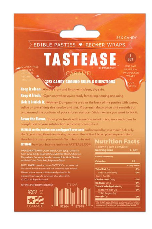 Caramel Tastease Edible Pasties