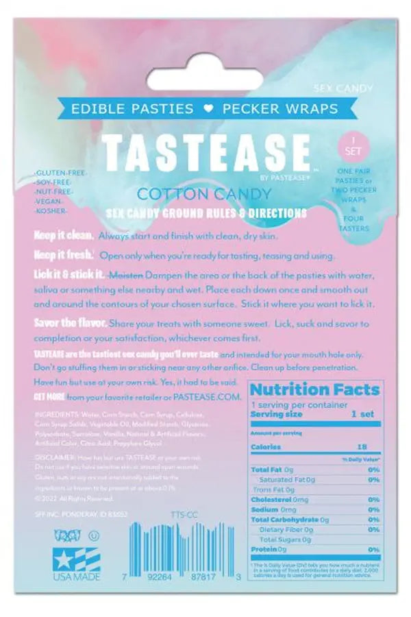 Cotton Candy Edible Heart Pasties Eldorado