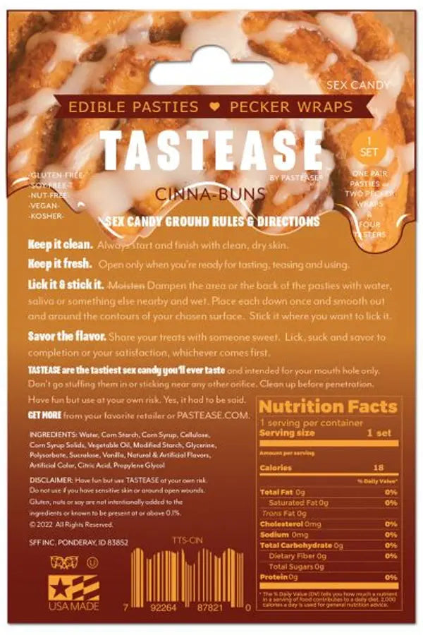 Tastease Cinna-Buns Edible Pasties Eldorado