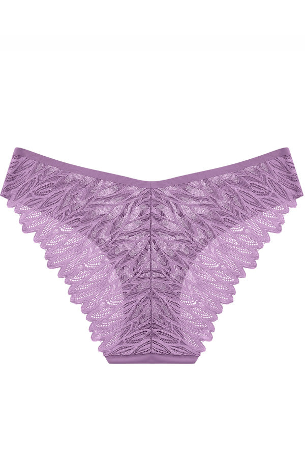 Lavender Purple Lace Back Panty
