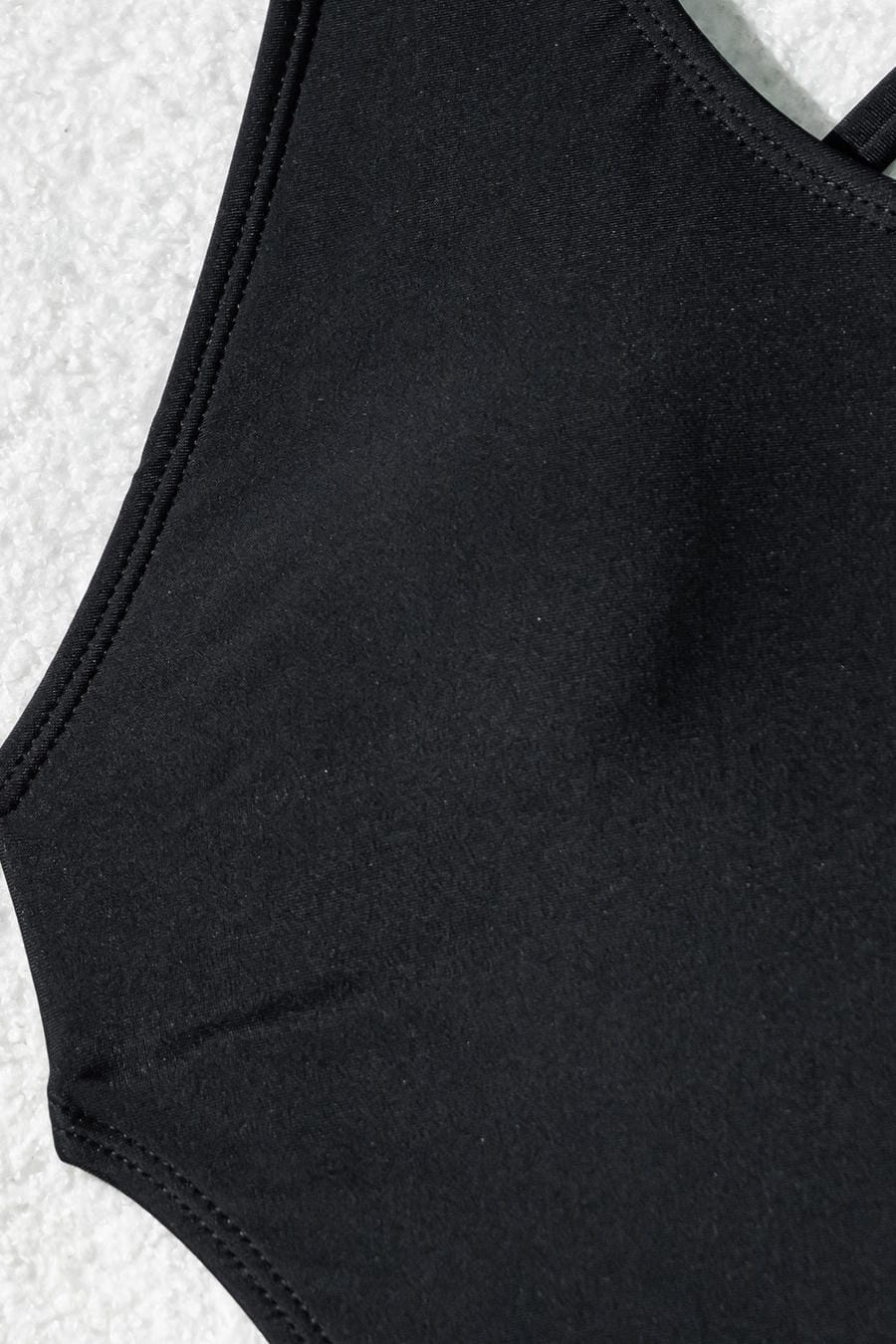 Sexy Black One-Piece Swimsuit