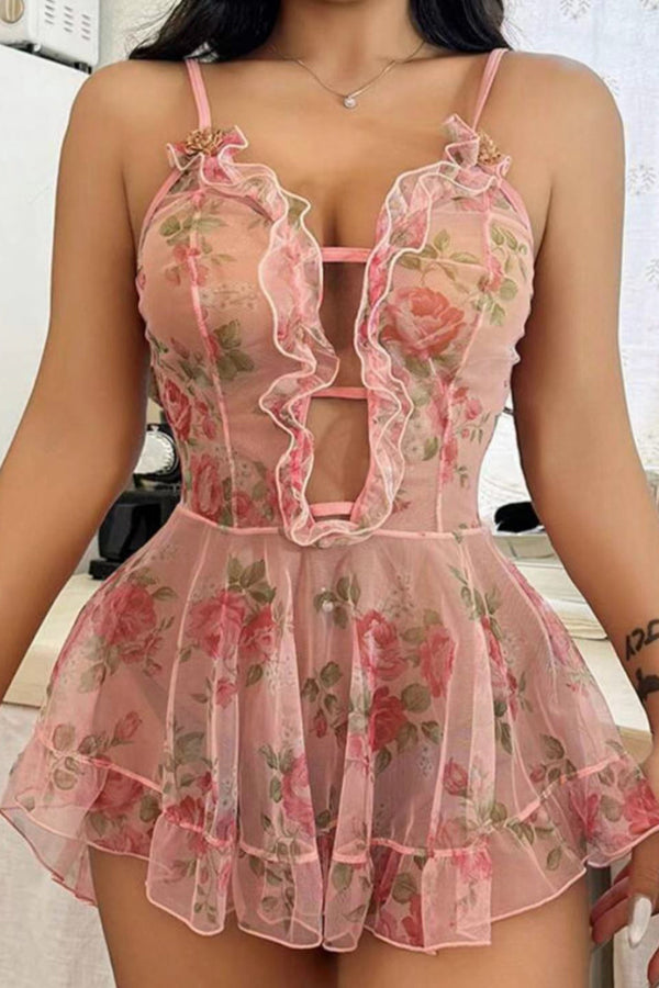 Blushing Petals Babydoll