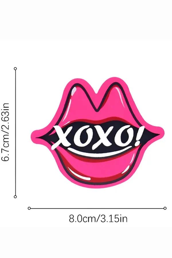 Pink XOXO Lip Pasties Lingerie Diva
