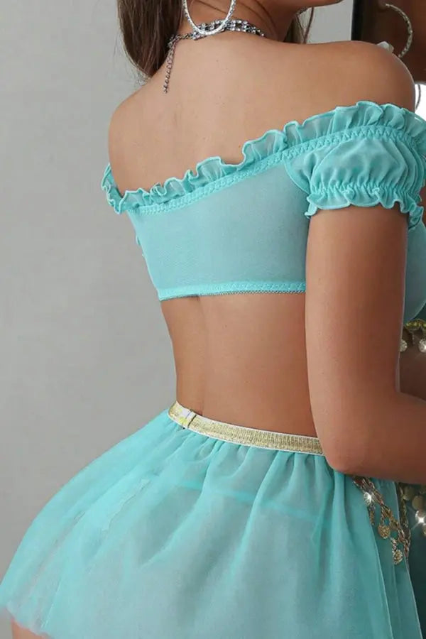 Enchanting Princess Belly Dancer Costume Set Lingerie Diva