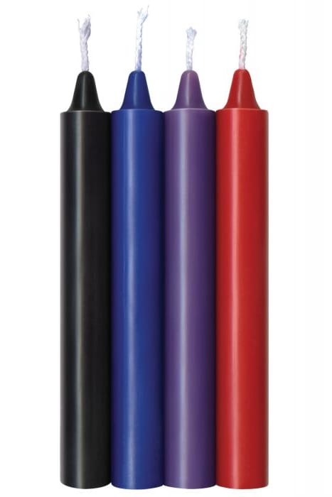 Sensual Warm Drip Candles - Passion Tones Pack of 4