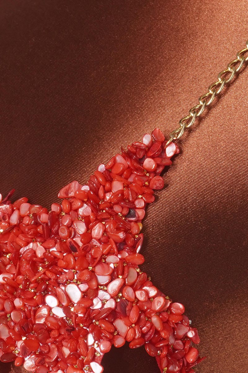 Red Rock Starfish Halter Bra