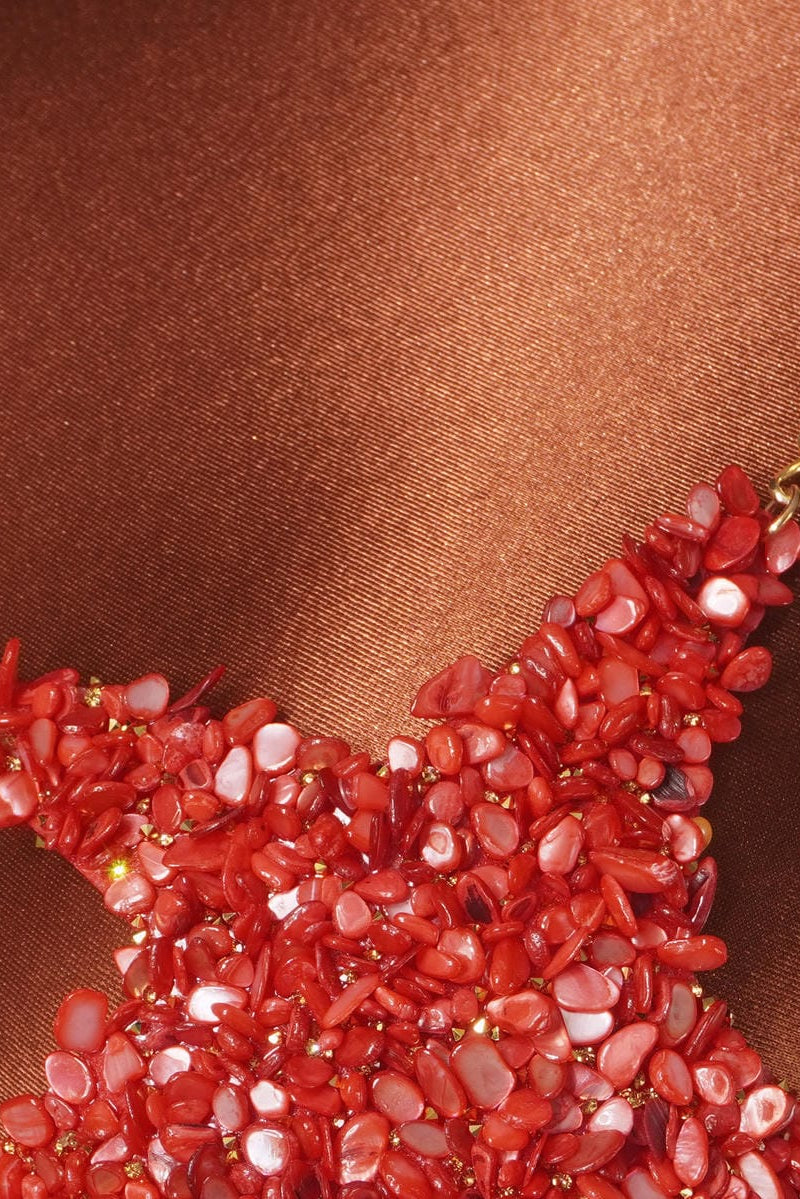 Red Rock Starfish Halter Bra