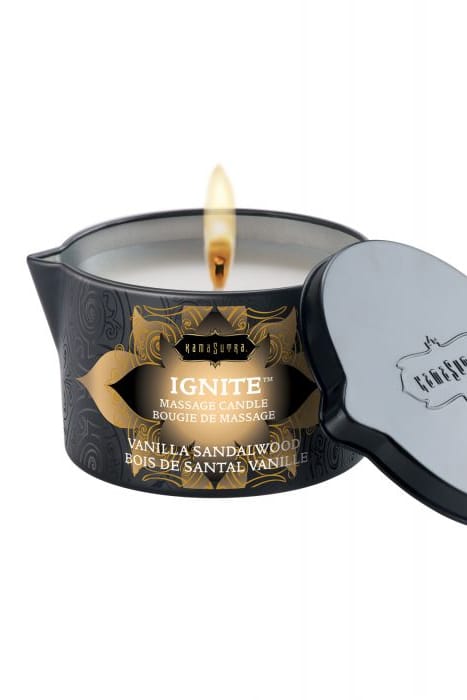 Kama Sutra Ignite Massage Soy Candle - Vanilla Sandalwood