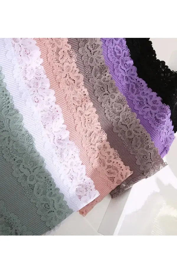 Purple Low-Rise Ribbed Thong FineToo