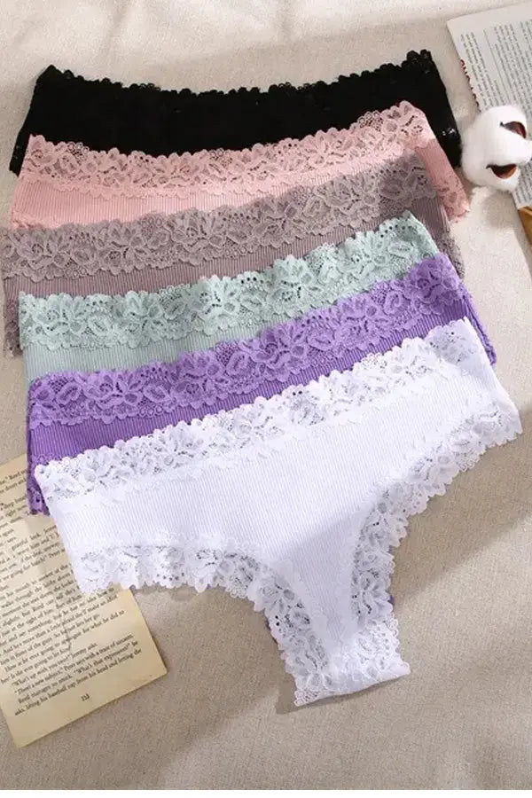 White Low-Rise Ribbed Thong FineToo