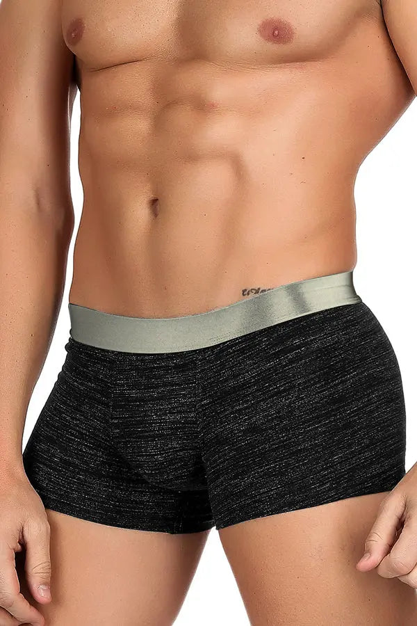 Men&#39;s Black Boxer Briefs Lingerie Diva