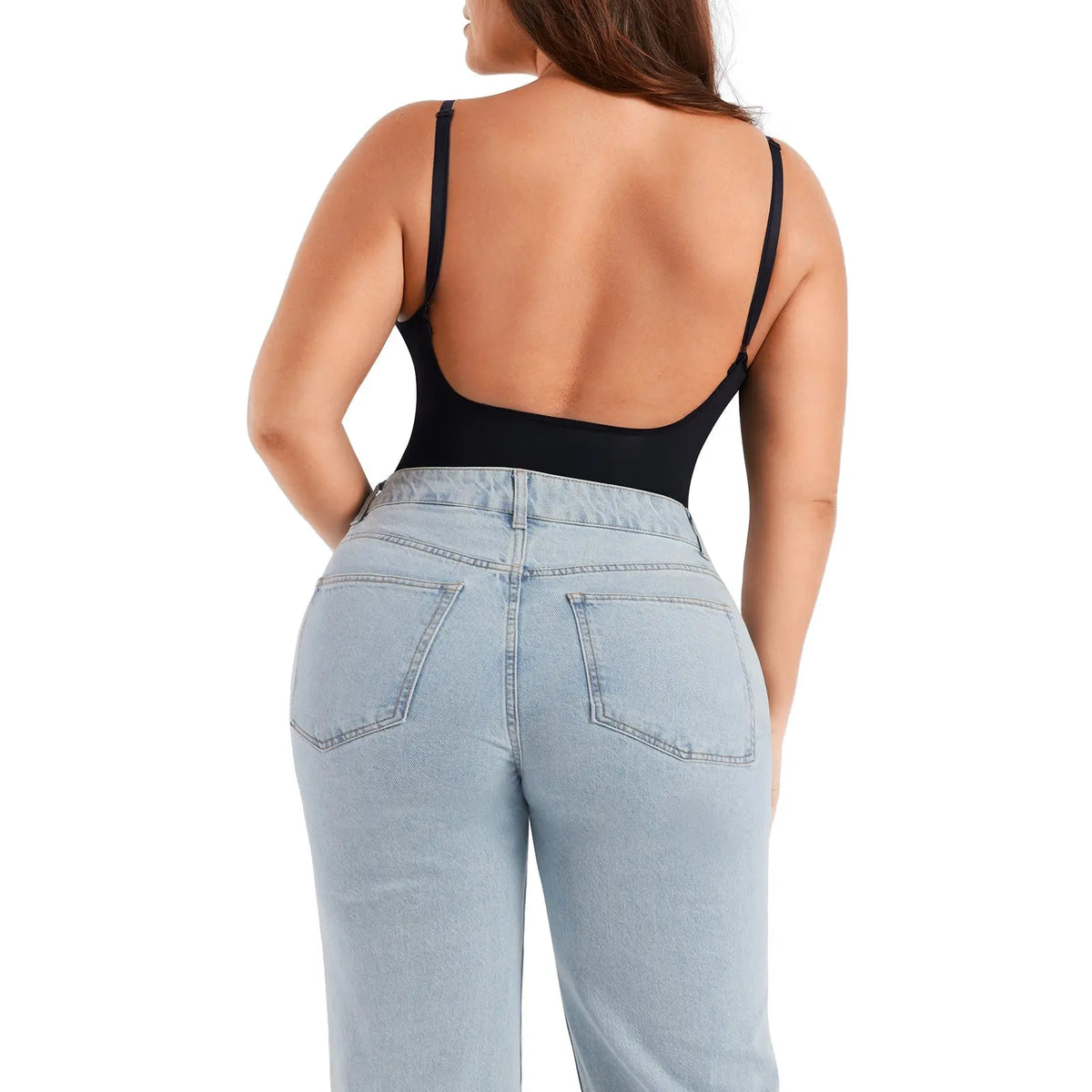 Classic Black Underwire Bustier Shaping Bodysuit CocoLolos