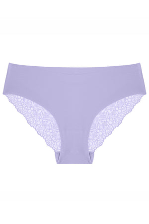 Purple Cheeky Lace Hipster Panty