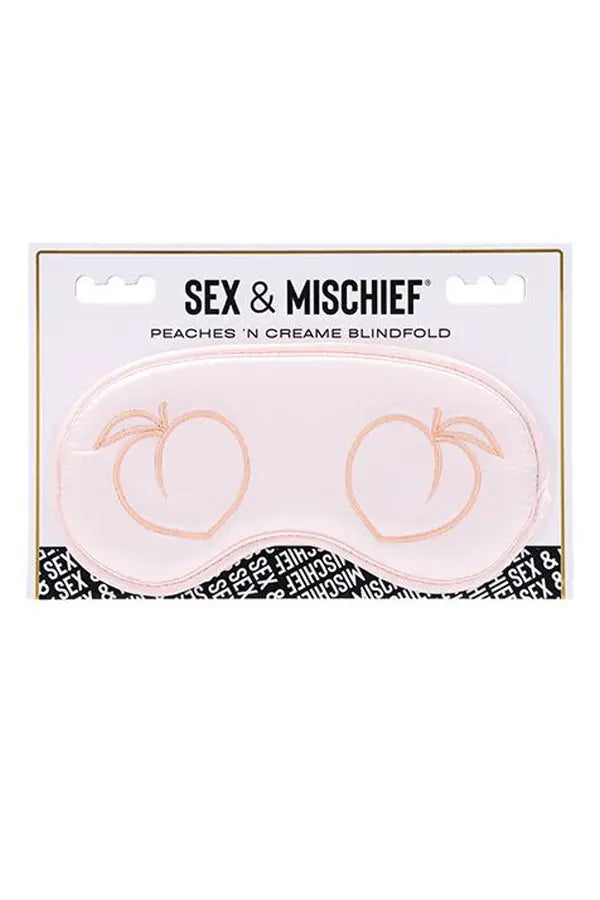 Sex and Mischief Peaches &#39;n CreaMe Blindfold Eldorado