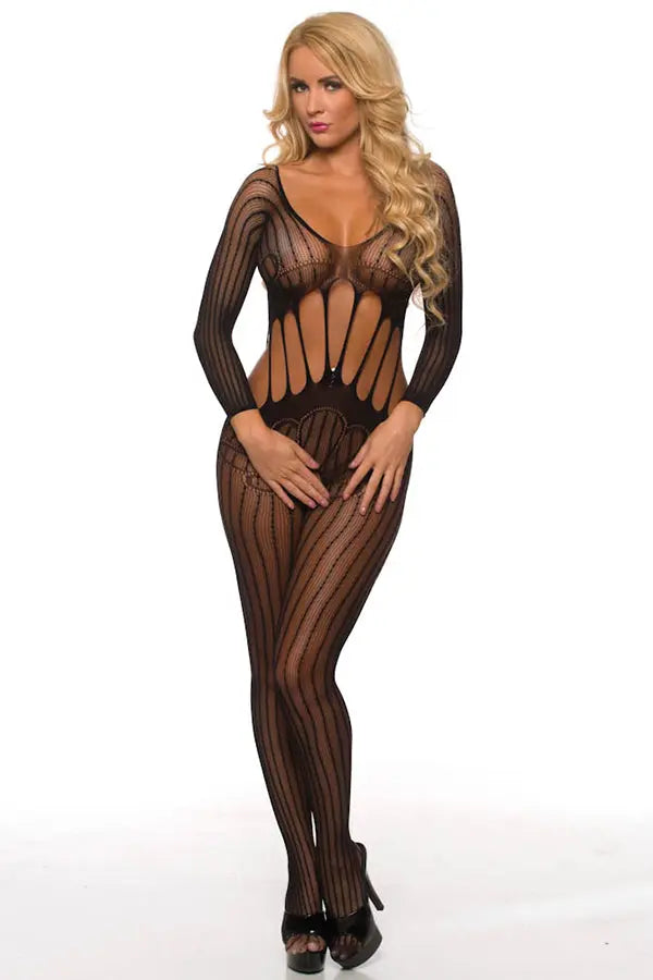 Love Bound Crotchless Bodystocking Velvet Kitten