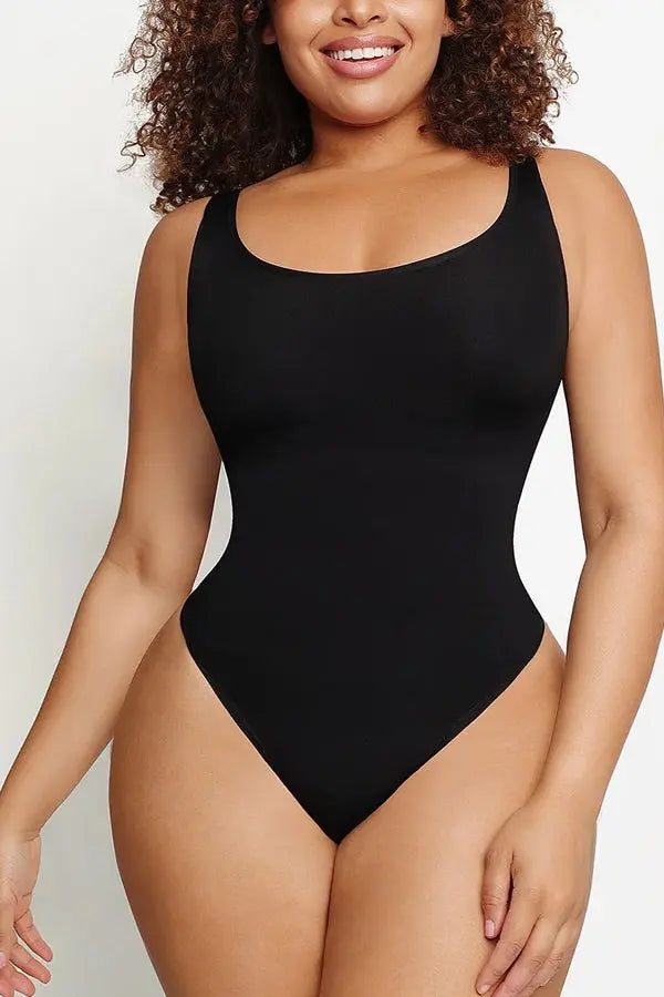 Classic Black Slimming Bodysuit Tank CocoLolos