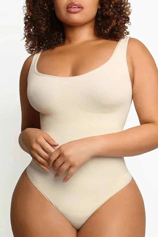 Classic Ivory Slimming Bodysuit Tank CocoLolos