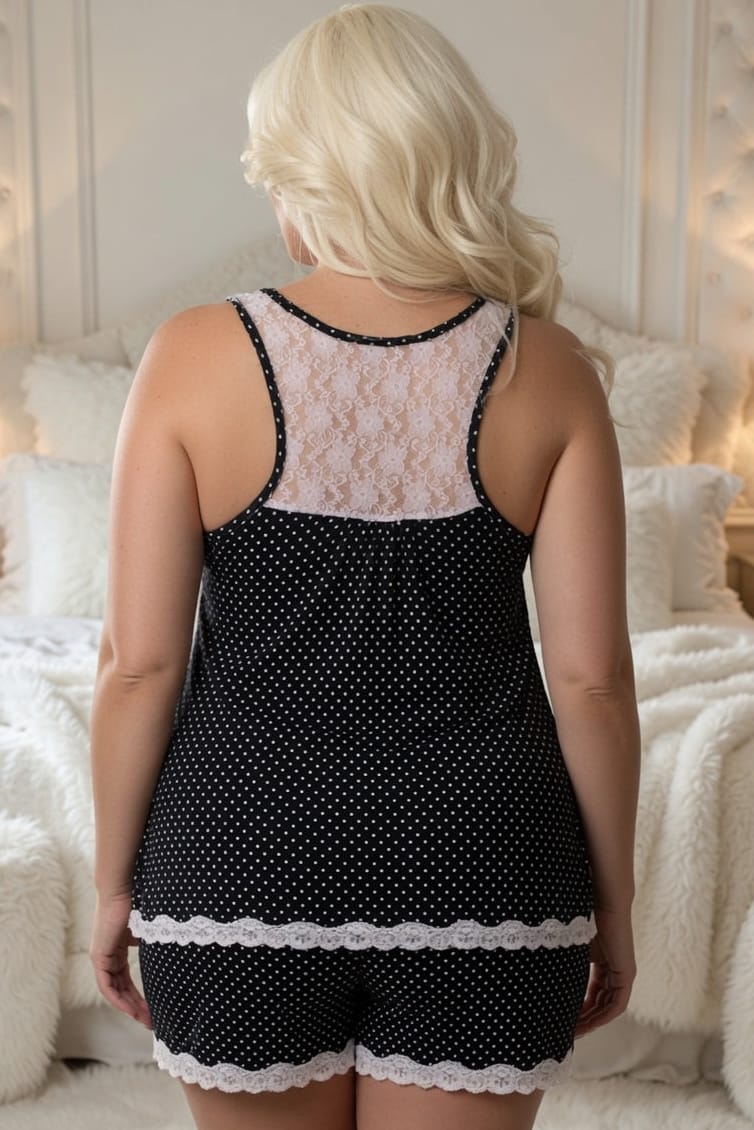 Plus Dotted Short PJ