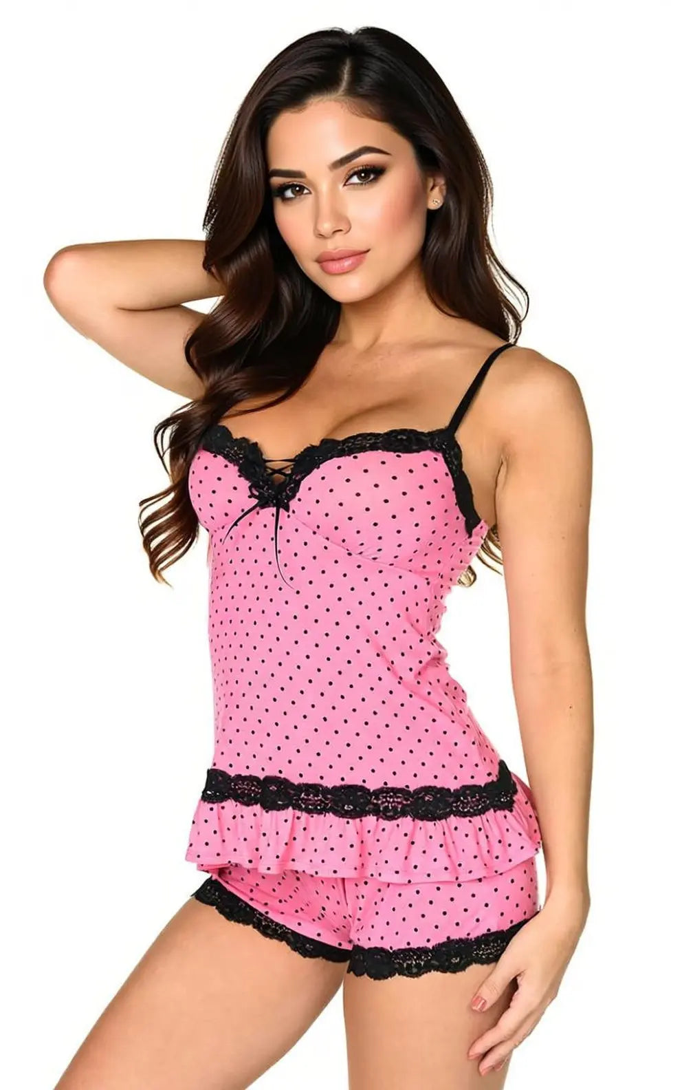 Date Night Short Set Velvet Kitten