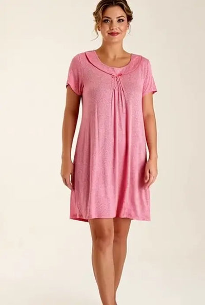 Plus Size Pink Me PJ Shirt Velvet Kitten