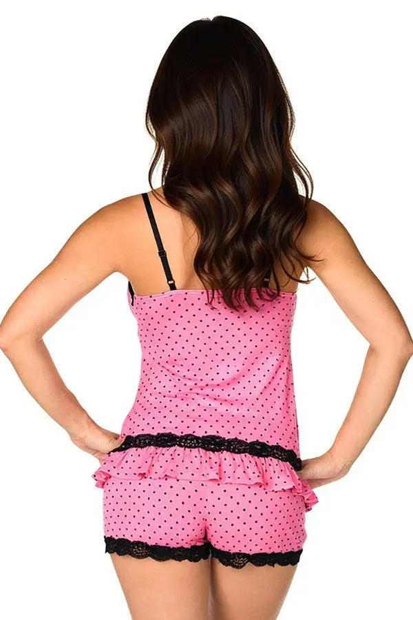 Date Night Short Set Velvet Kitten