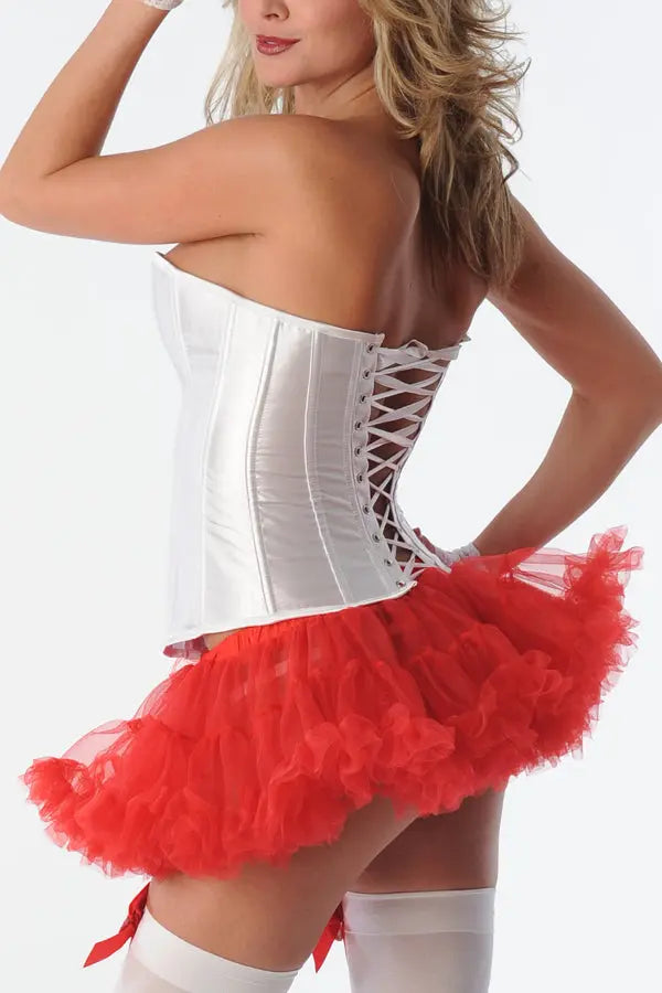 Red Chiffon Tutu Velvet Kitten