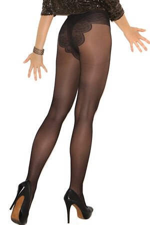 French Cut Support Pantyhose - LingerieDiva