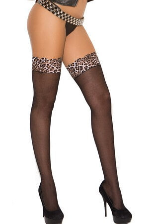 Leopard Top Thigh Hi - LingerieDiva