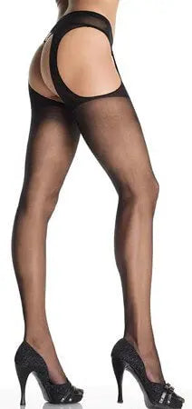 Plus Sheer Suspender Pantyhose Leg Avenue