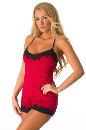 Wandering Hearts Cami Short Set - LingerieDiva