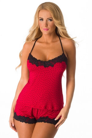 Wandering Hearts Cami Short Set - LingerieDiva